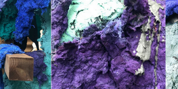Zoom sur les œuvres d’Amandine Arcelli #5 Secrets de fabrication – Les matériaux – Entre ciments et pigments